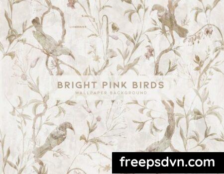 Bright Pink Birds QM43CUE Bright Pink Birds QM43CUE 0