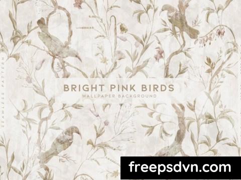 Bright Pink Birds QM43CUE 0