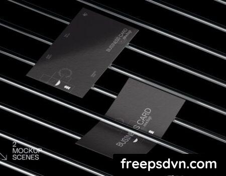 Business Cards on Metal grid Mockups WAX45D4 Business Cards on Metal grid Mockups WAX45D4 0