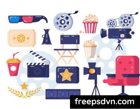 Cinema Symbols Set E7T5ZD8 Cinema Symbols Set E7T5ZD8 0