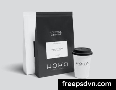 Coffee Bag and Coffee Cup Mockup KZTZF7L Coffee Bag and Coffee Cup Mockup KZTZF7L 0