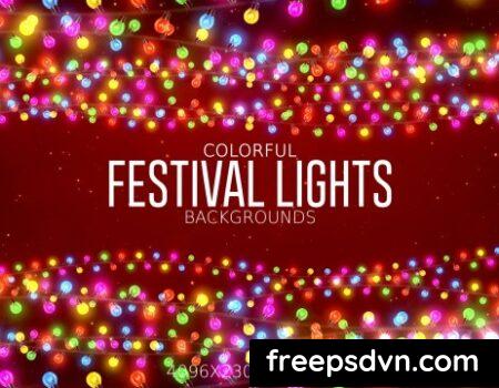 Colorful Festival Lights Backgrounds WQWBW47 0