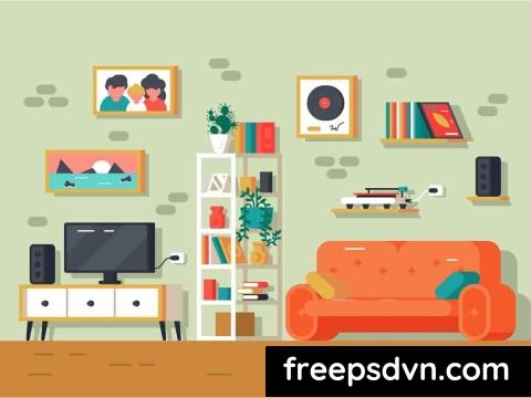 Cute And Colorful Living Room Interior UBYA8ED 0