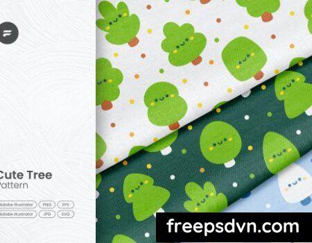 Cute Tree Pattern AVQYJMV 0