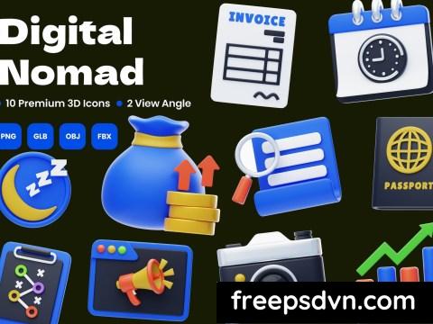 Digital Nomad 3D Icon J4ACB9P 0 scaled 1