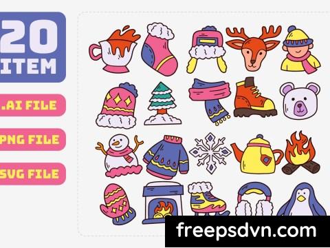 Doodle Winter Collection 5H25L2U 0