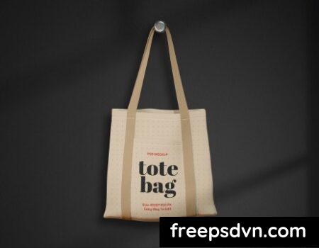 Fabric Tote Bag Branding Mockup XK6X3XF 0