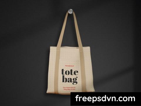 Fabric Tote Bag Branding Mockup XK6X3XF 0