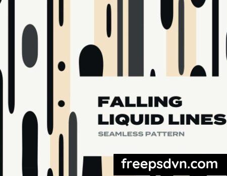 Falling Liquid Lines Seamless Pattern 68RCVW2 0