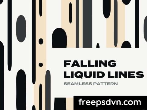 Falling Liquid Lines Seamless Pattern 68RCVW2 0