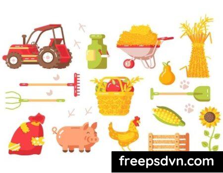 Farm Symbols Set CEQ86A8 Farm Symbols Set CEQ86A8 0
