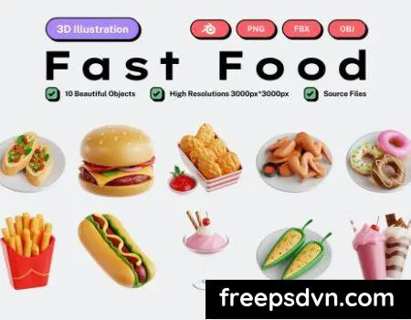 Fast Food V.1 Icon Pack BX8ZJFA 0