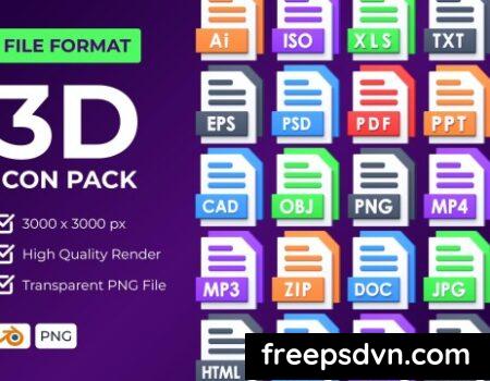 File Format 3D Icon Pack AH7YYSU File Format 3D Icon Pack AH7YYSU 0