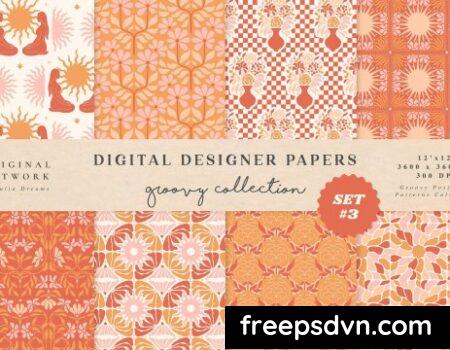 Groovy Boho Seamless Patterns Papers Feminine P3D94V9 0 scaled 1