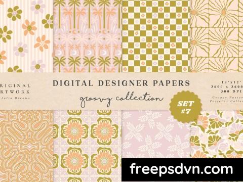 Groovy Boho Seamless Patterns Papers Pastel Colors LB27CS3 0 scaled 1