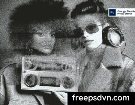 Grunge Threshold Photo Effect W2FBG57 Grunge Threshold Photo Effect W2FBG57 0