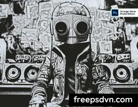 Grunge Xerox Photo Effect 75MUYUU Grunge Xerox Photo Effect 75MUYUU 0