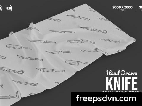 Hand Drawn Knife Set BX55YCH 0