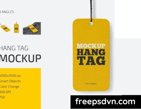 Hang Tag Mockup Set WJVNM9B 0