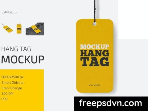 Hang Tag Mockup Set WJVNM9B 0