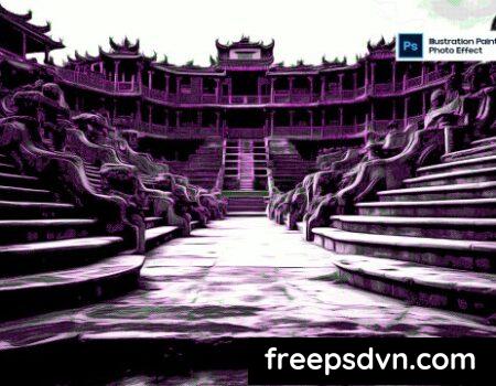 Illustration Painting Photo Effect JH85NW9 Illustration Painting Photo Effect JH85NW9 0