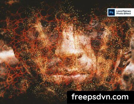Lava Flames Photo Effect DTEQF67 Lava Flames Photo Effect DTEQF67 0