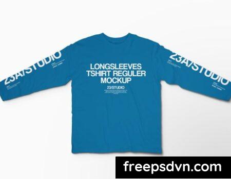 Longsleeves Reguler Tshirt Mockup XGFGCLT Longsleeves Reguler Tshirt Mockup XGFGCLT 0