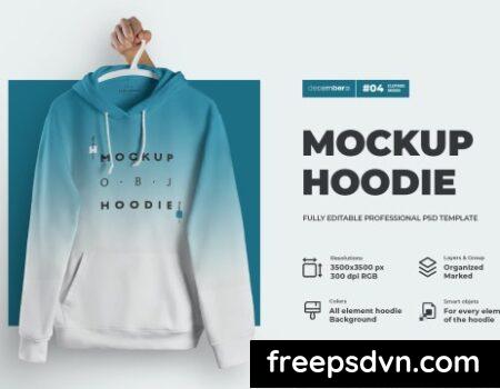 Mockup Hoodie on the Hangers PXBJ78G 0