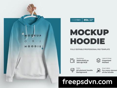 Mockup Hoodie on the Hangers PXBJ78G 0