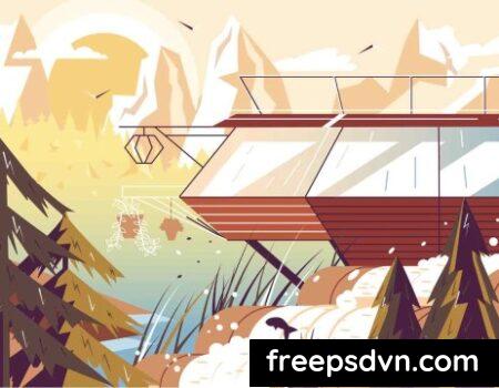 Modern House At Lake TF2UYA7 Modern House At Lake TF2UYA7 0