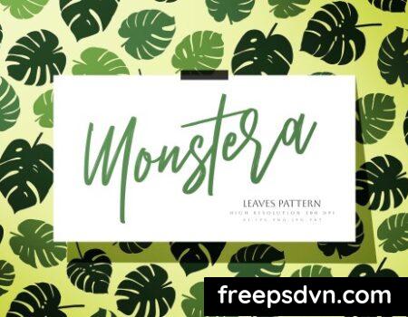 Monstera Leaves Pattern AX79FW4 Monstera Leaves Pattern AX79FW4 0