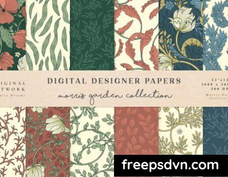 Morris Garden Vintage Flowers Seamless Patterns 6ARRH2U Morris Garden Vintage Flowers Seamless Patterns 6ARRH2U 0 scaled 1