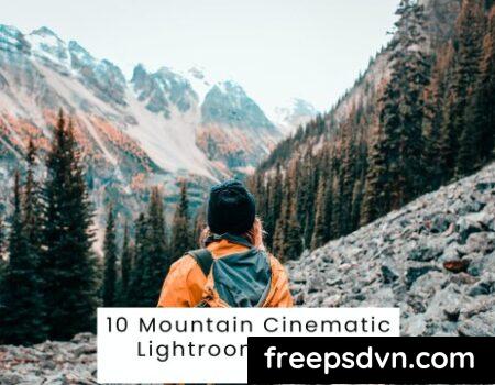 Mountain Cinematic Lightroom Presets XP3CRBW 0