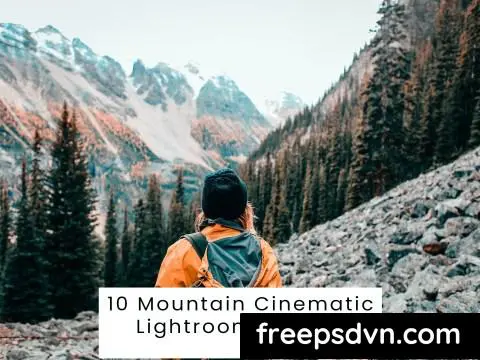 Mountain Cinematic Lightroom Presets XP3CRBW 0