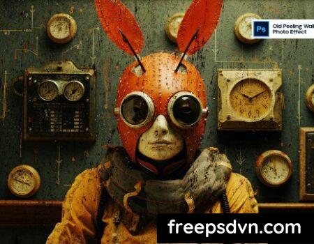 Old Peeling Wall Photo Effect YB6TCPJ Old Peeling Wall Photo Effect YB6TCPJ 0