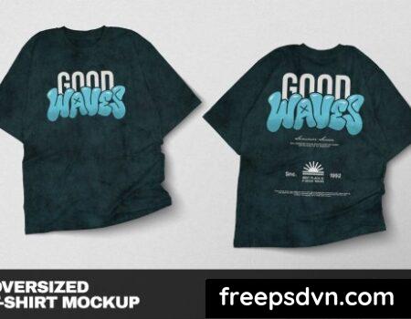 Oversized T-Shirt Wash Wash Mockup E88ALGR Oversized T Shirt Wash Wash Mockup E88ALGR 0