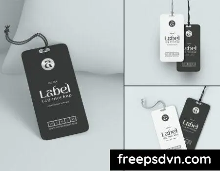 Paper Label Hang Tag Branding Mockup Set F2CHNKM Paper Label Hang Tag Branding Mockup Set F2CHNKM 0