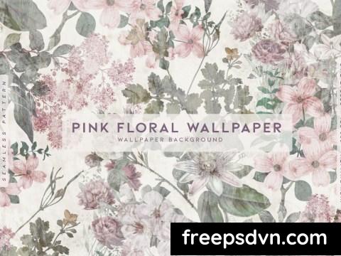 Pink Floral Wallpaper WASSGMV 0