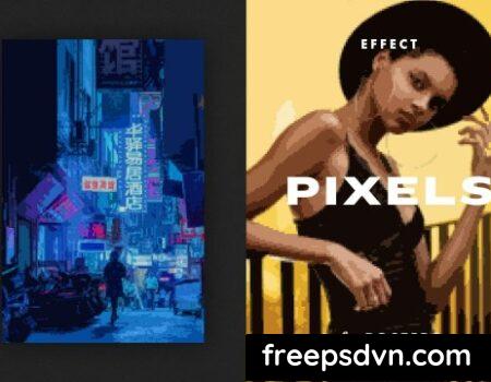 Pixels Photo Effect for Posters B9E84GQ Pixels Photo Effect for Posters B9E84GQ 0