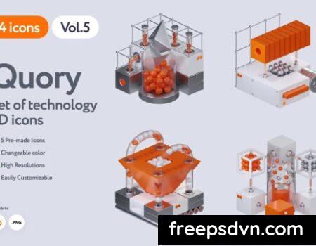 Quory β Technology 3D Icons Vol.5 PG7ANC7 Quory Technology 3D Icons Vol.5 PG7ANC7 0