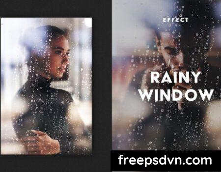 Rainy Window Effect for Posters GSQHP5S 0