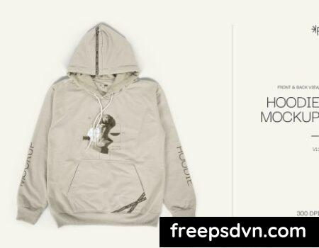 Realistic Hoodie Mockup R24RD28 0