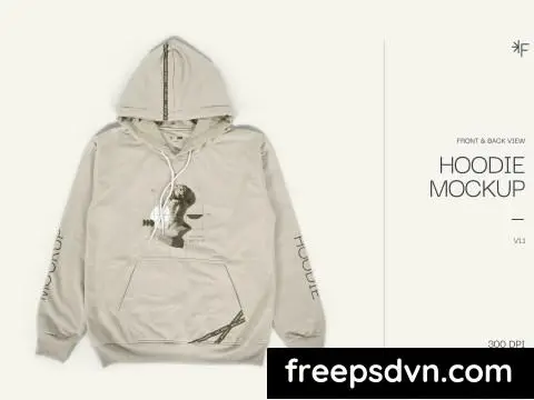 Realistic Hoodie Mockup R24RD28 0