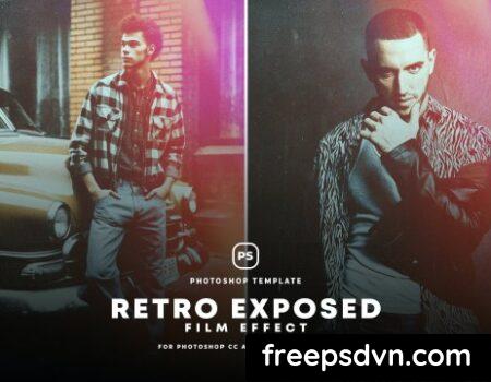 Retro Exposed Film Effect H5DGEZD Retro Exposed Film Effect H5DGEZD 0