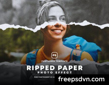 Ripped Paper Effect JYA8EU8 Ripped Paper Effect JYA8EU8 0