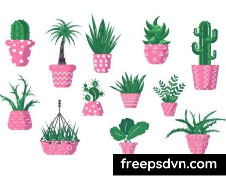 Set Of Domestic Green Plants GHECBT4 Set Of Domestic Green Plants GHECBT4 0