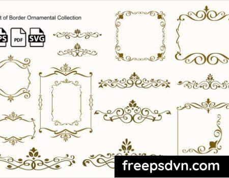 Set of Border Ornamental Collection ZTBB7VB 0