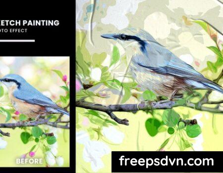 Sketch Painting Photo Effect 7BDV6NW Sketch Painting Photo Effect 7BDV6NW 0 scaled 1