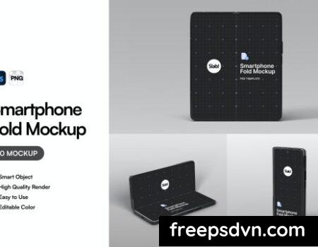 Smartphone Samsung Z Fold Mockup Z6NCDCR Smartphone Samsung Z Fold Mockup Z6NCDCR 0