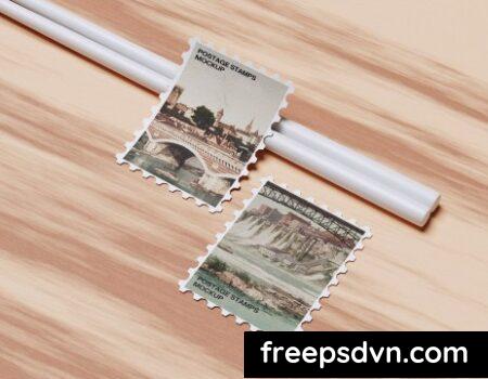 Stamp Postage Display Mockup 6PEPBWQ 0